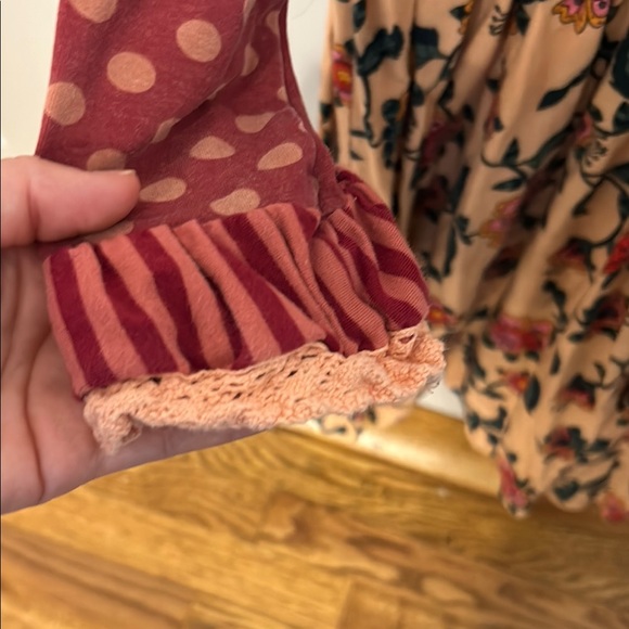 Floral Polka Dot Kids Dress - Picture 5 of 6